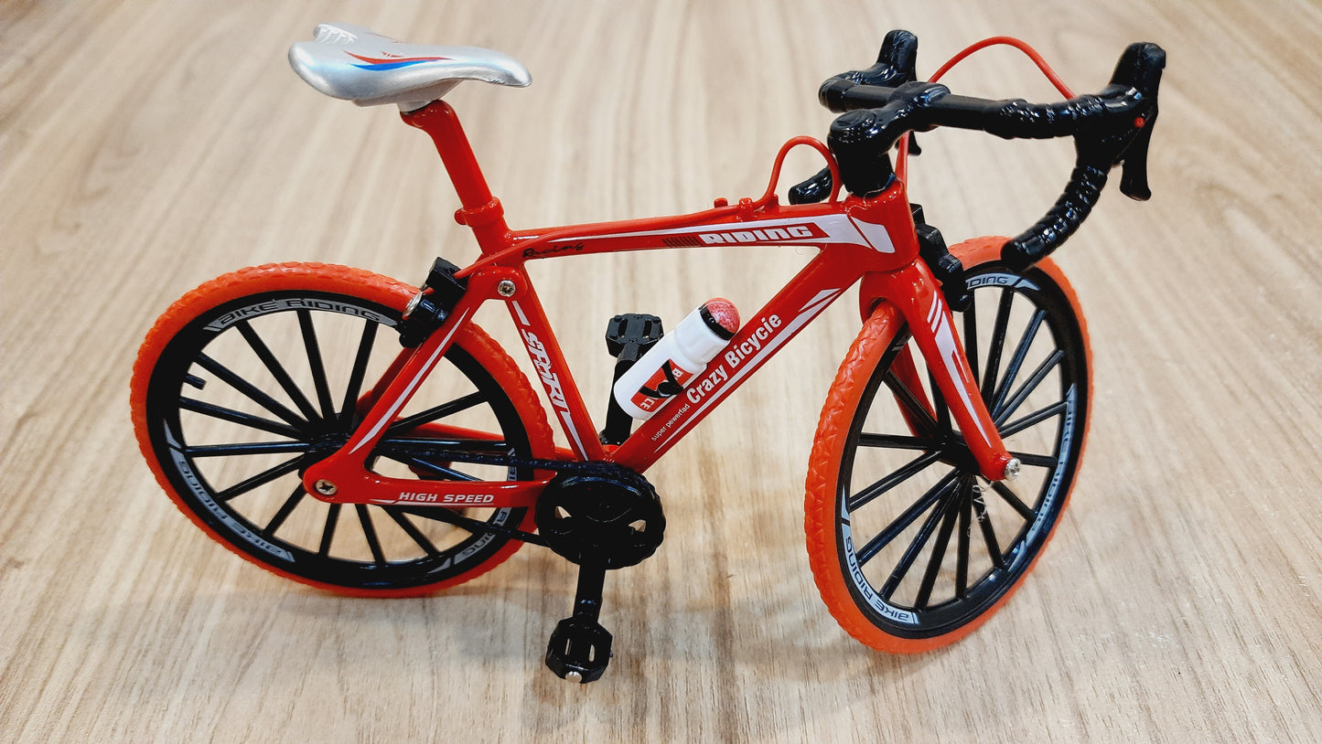 Diecast Metal Scale Model Bicycle Toy Racing Cycle Cross Mountain Bike for Kids 1:8