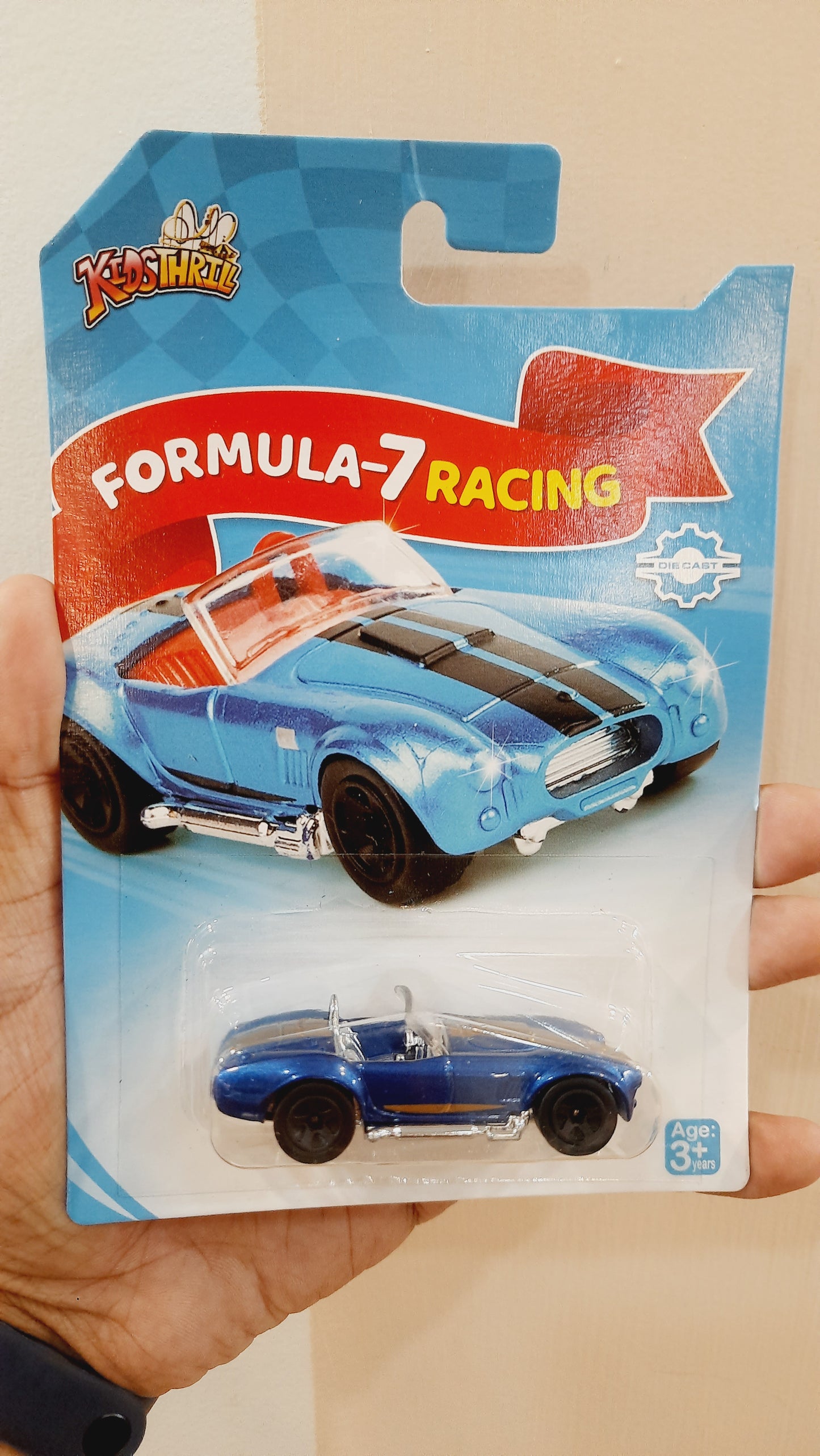 Kidsthrill Formula 7 Racing Shelby Cobra Die cast Scale Model