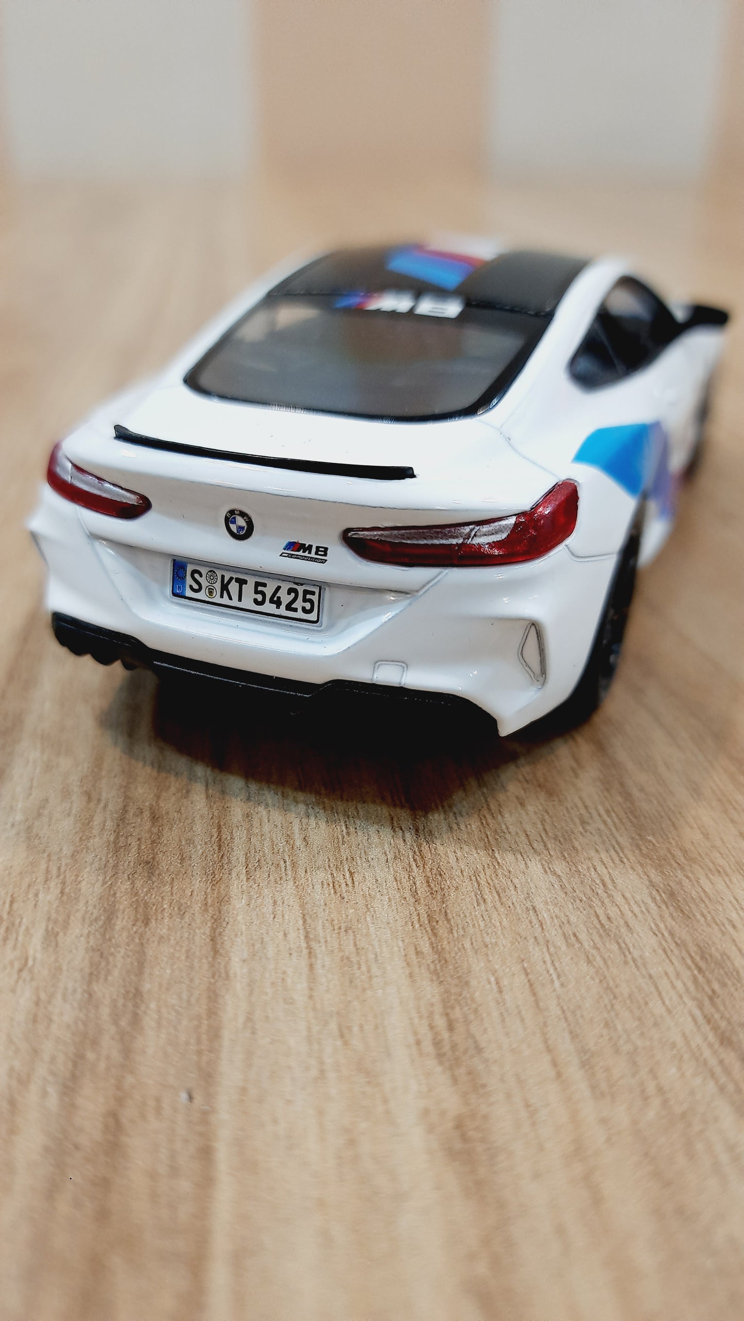 Kinsmart BMW M8 Competition Coupe Livery Edition Diecast Scale Model 1:38