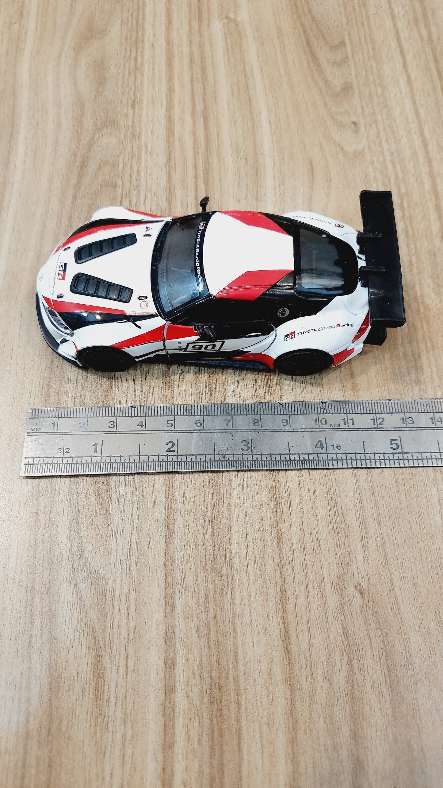 Kinsmart Toyota Gr Supra Racing Concept Livery Edition Diecast Scale Model 1:36