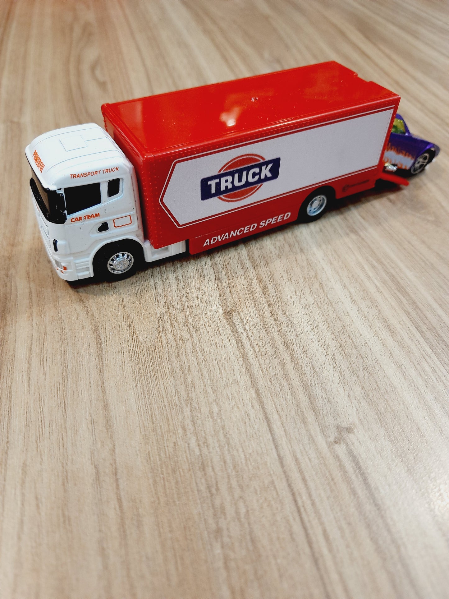 Transport Truck with Mini Metal Car 1:64 | Diecast Scale Model