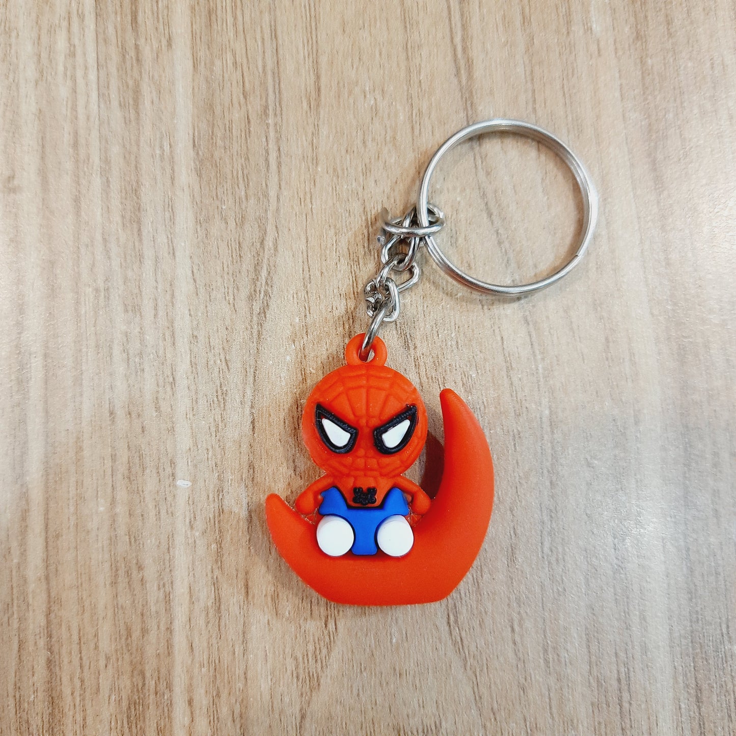 Moon Spiderman Keychain
