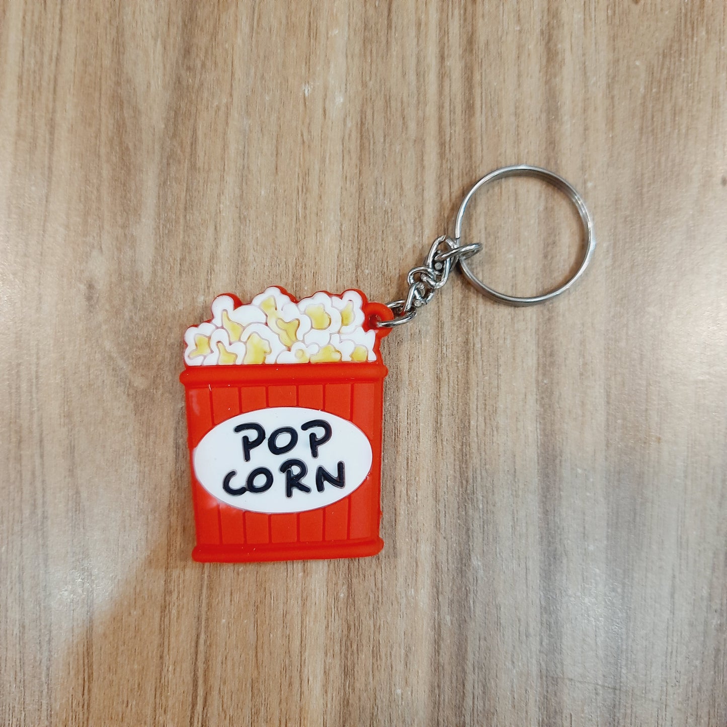 Fast Food Metal Keychain