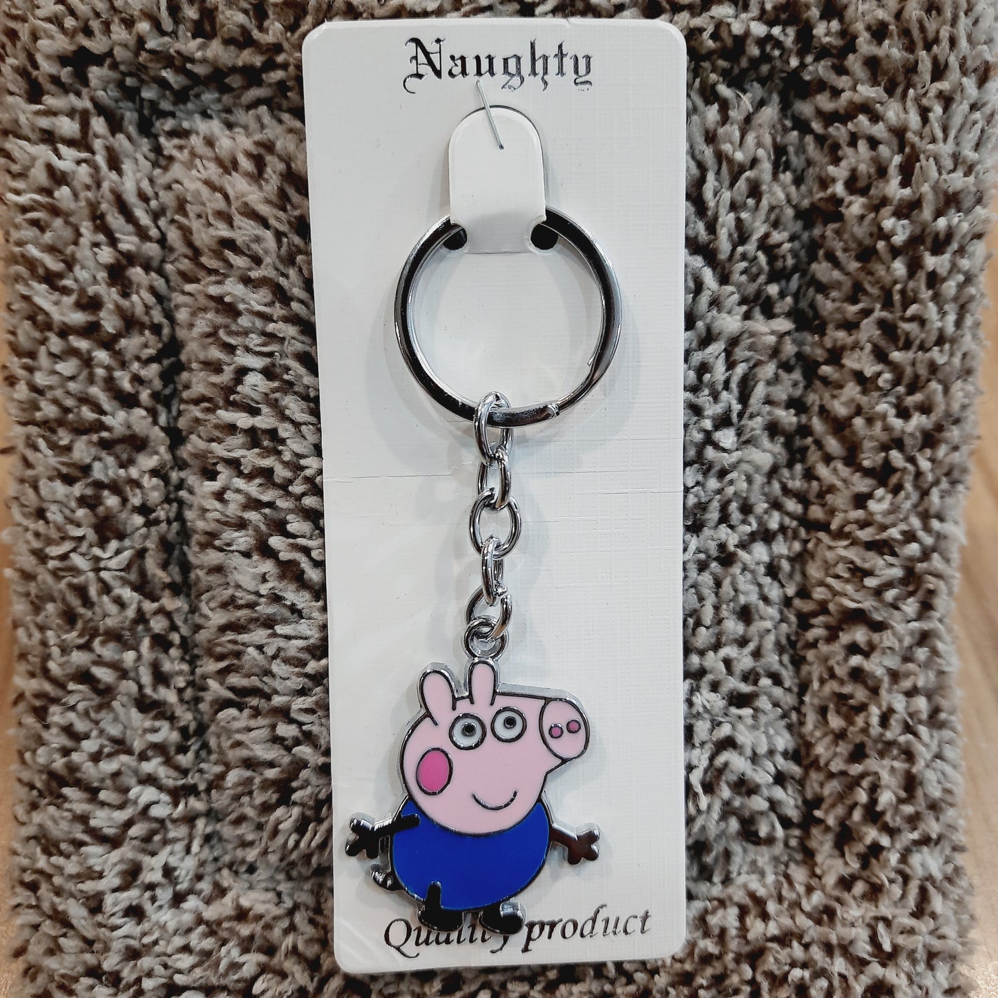 Peppa Pig Metal Keychain