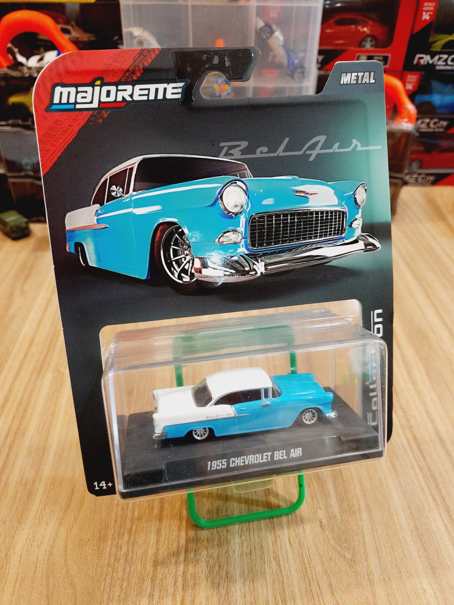 (BENT CARD) Majorette Collection Series - 1955 Chevrolet Bel Air - BK140725
