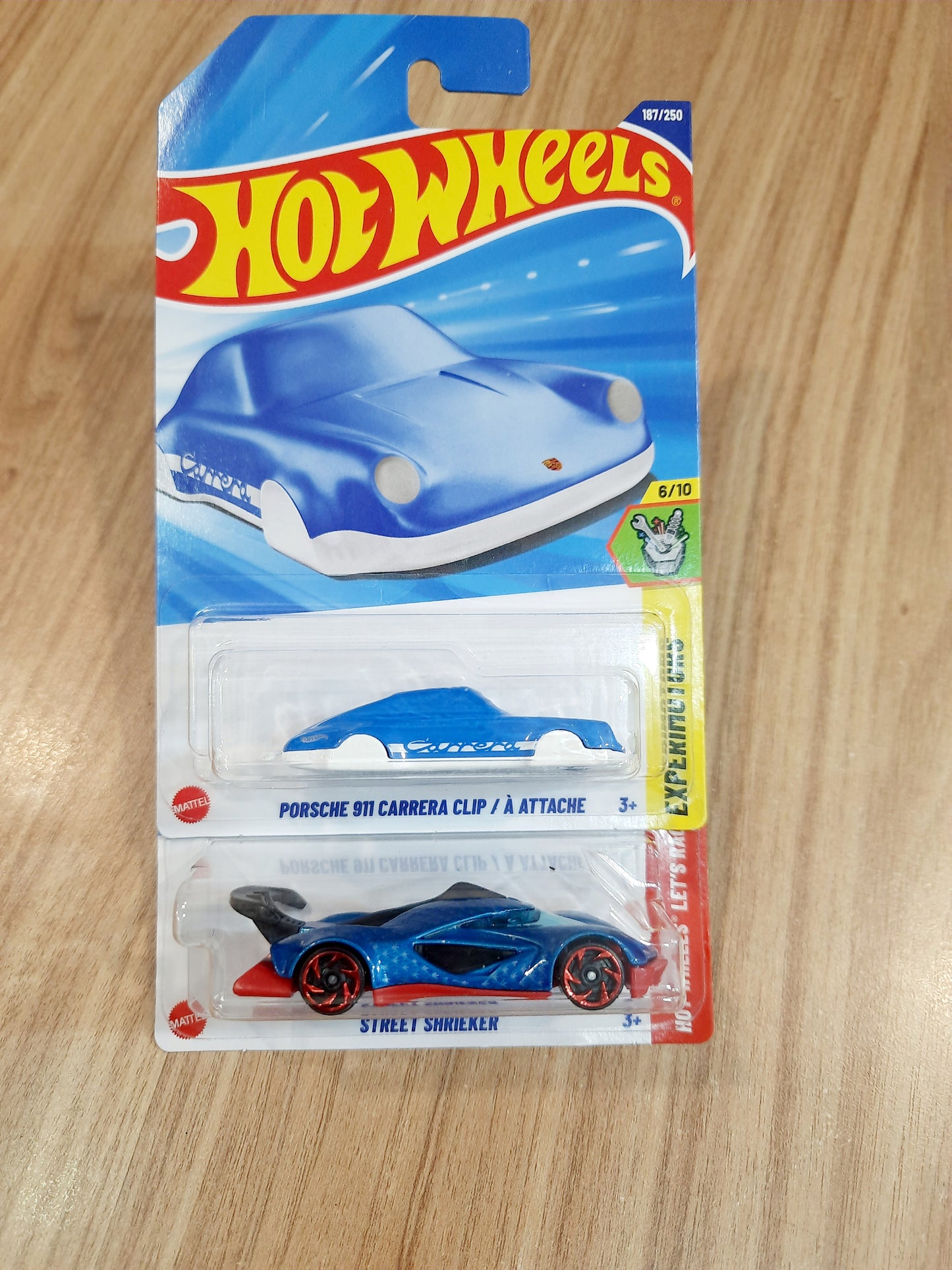 Hot Wheels Porsche 911 Carrera Clip / A Attache & Street Shrieker (combo pack of 2)