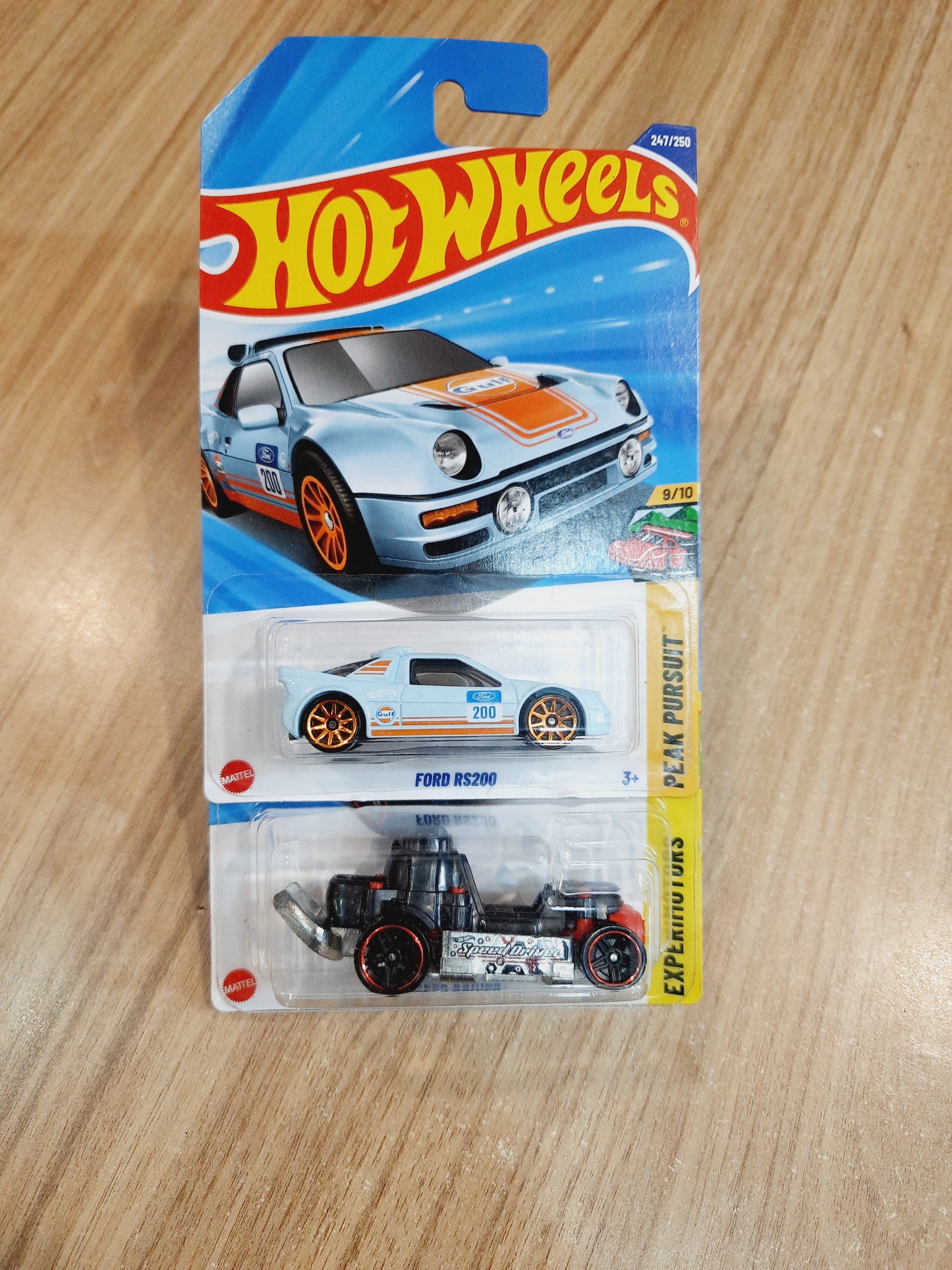 Hot Wheels Ford Rs200 & Speed Driver (combo pack of 2)