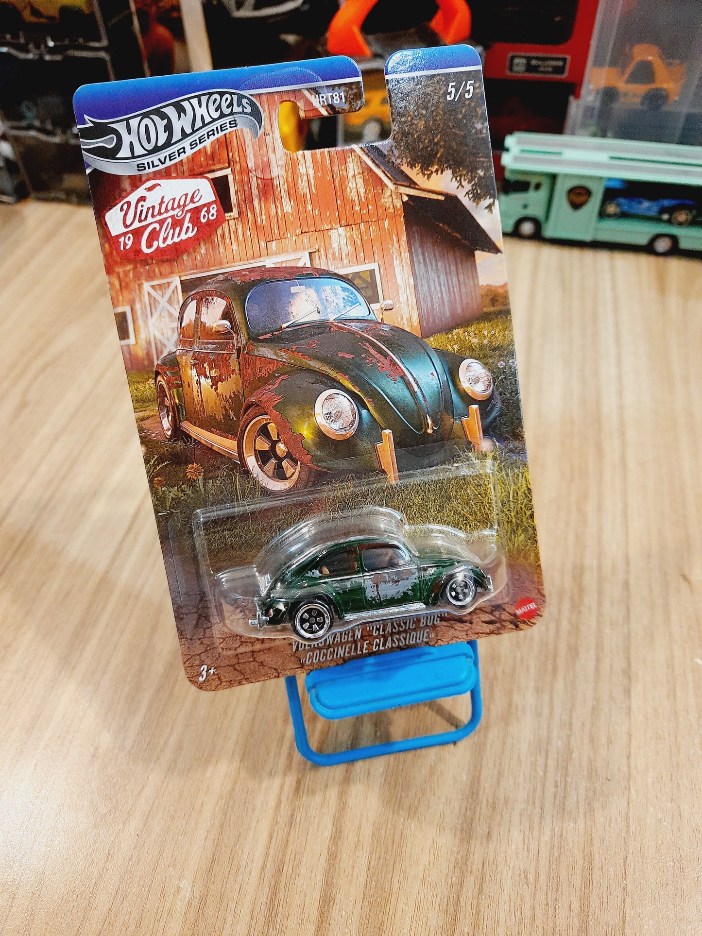 Hot Wheels Silver Series Vintage Club 1968 - Volkswagen "Classic Bug" Coccinelle Classique - HRT81
