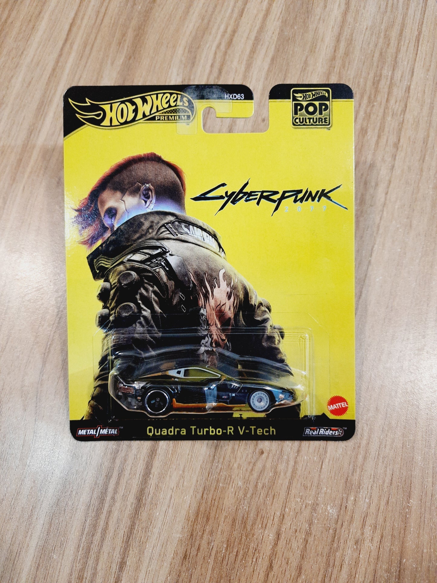 Hot Wheels Premium Pop Culture Cyberpunk 2077 - Quadra Turbo - R V-Tech - HXD63