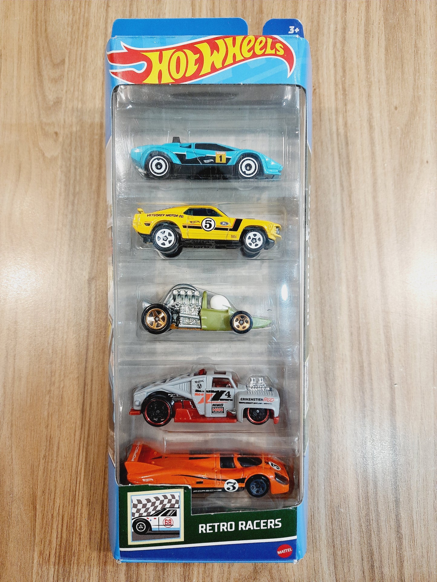 Hot Wheels Retro Racers HTV50 (pack of 5)