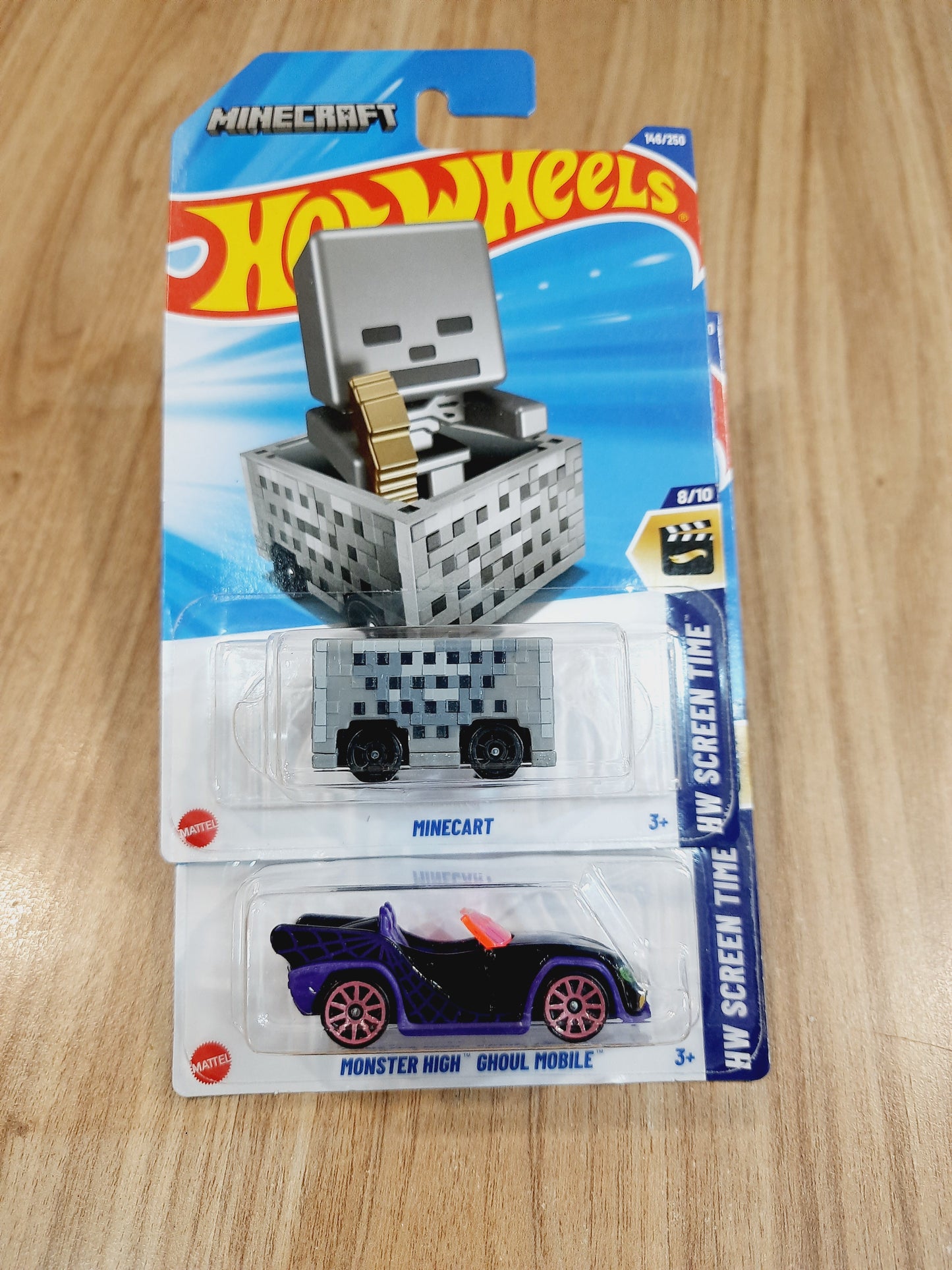 (Imported) Hot Wheels Minecraft & Monster High Ghoul Mobile (combo pack of 2)