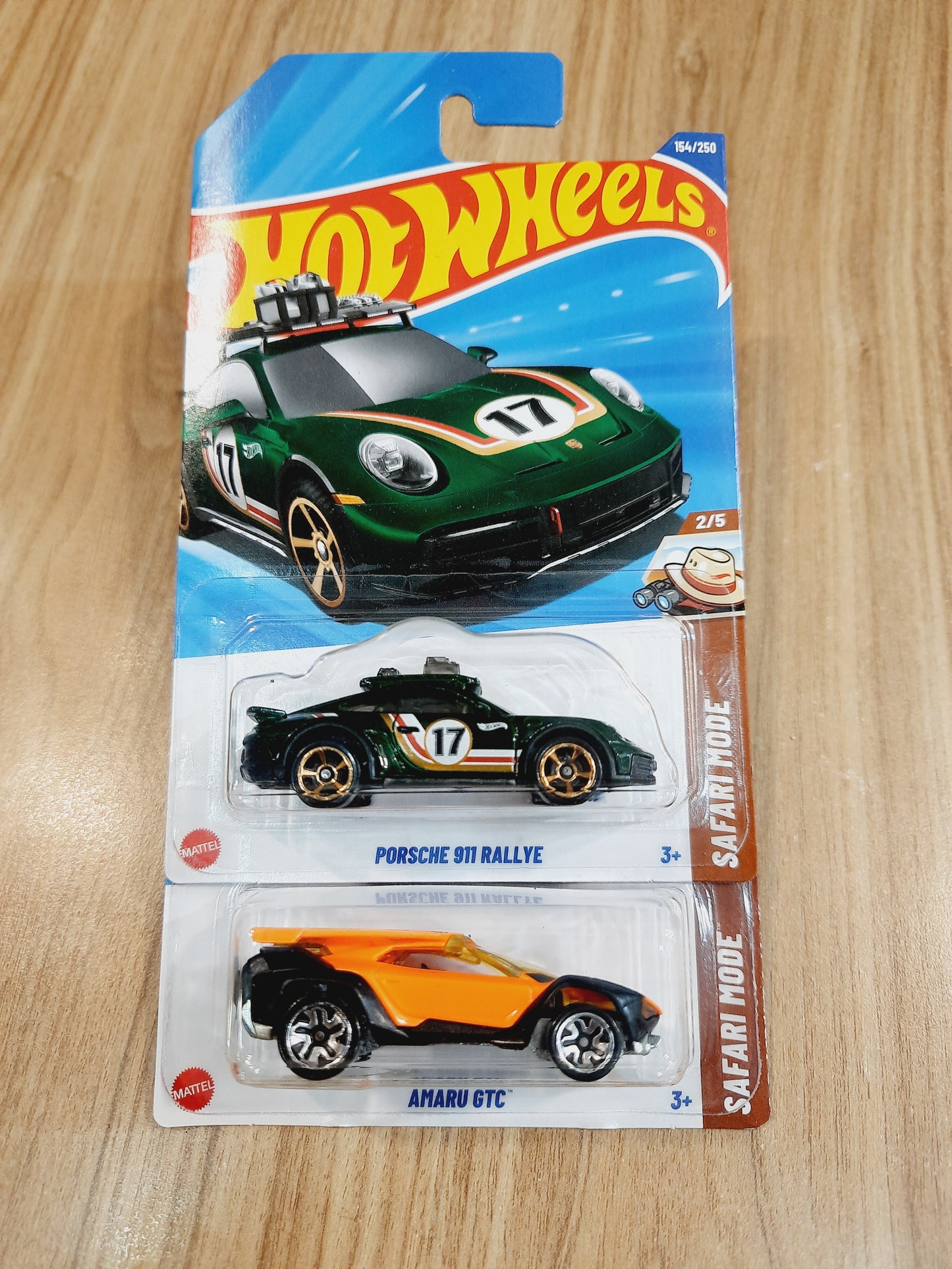 (Imported) Hot Wheels Porsche 911 Rallye & Amaru GTC (combo pack of 2)