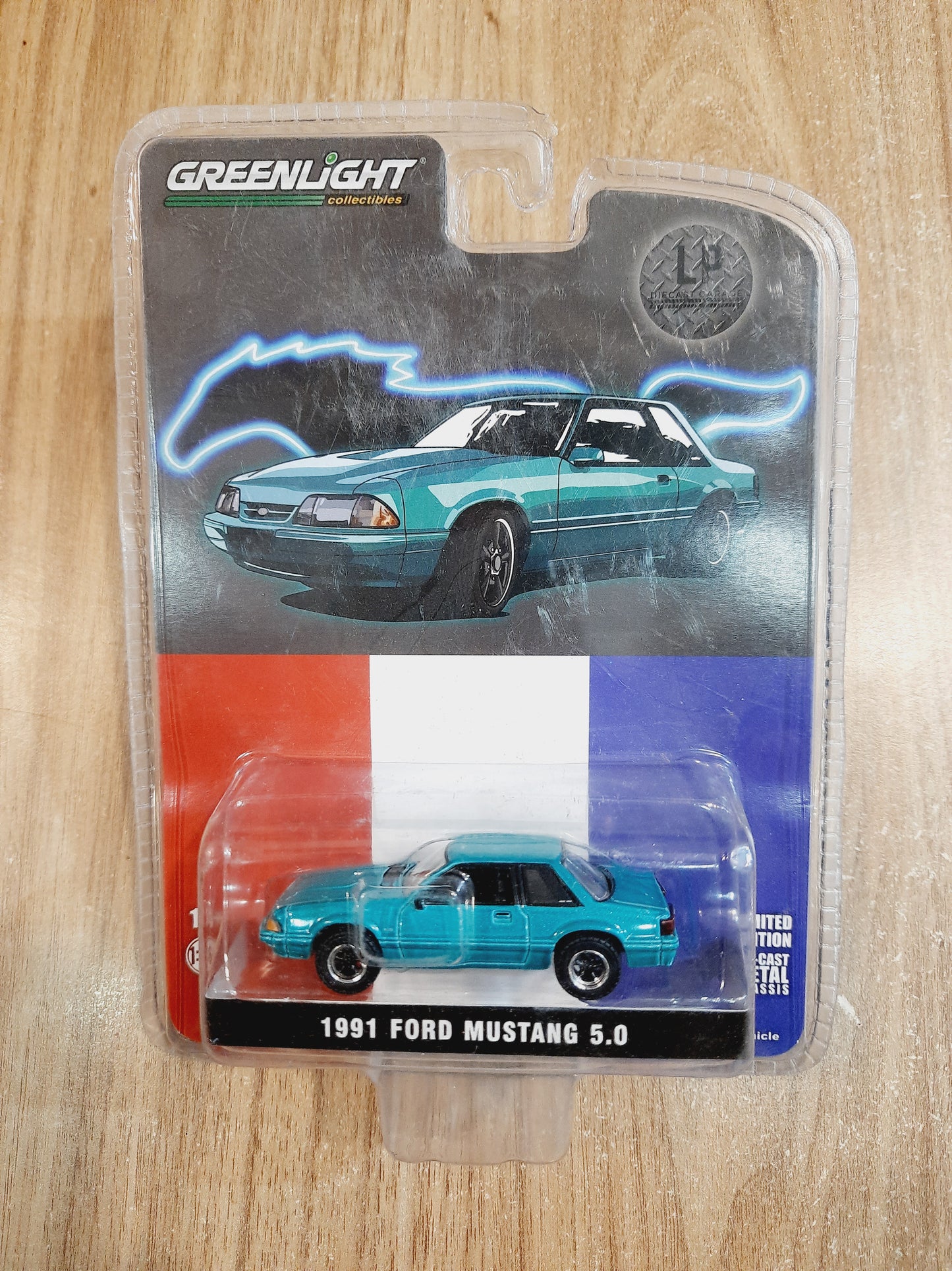 1991 Ford Mustang 5.0 Greenlight 1:64 Diecast Scale Model Car