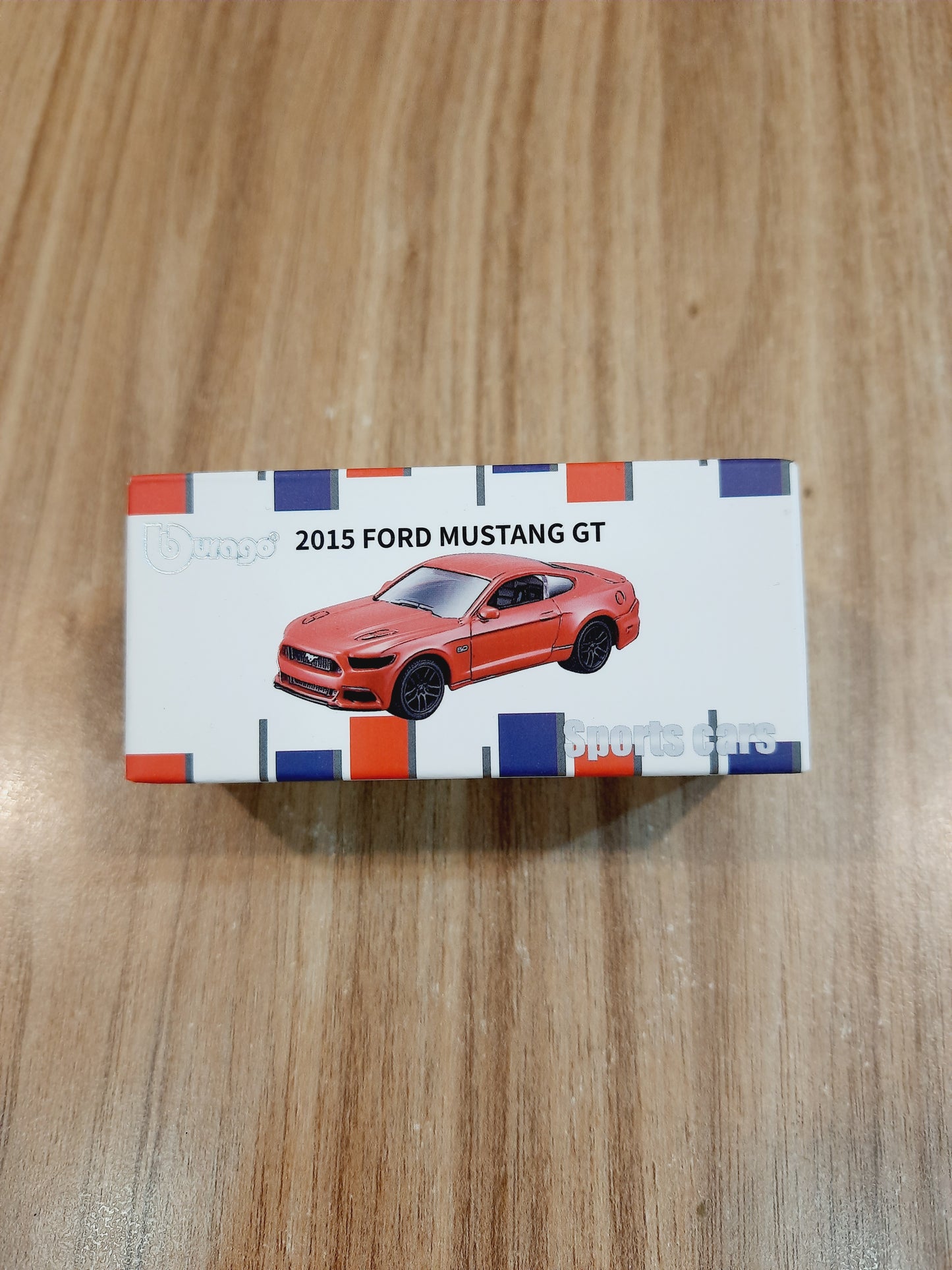 Bburago 2015 Ford Mustang GT 1:64 Licensed Diecast Scale Model Car