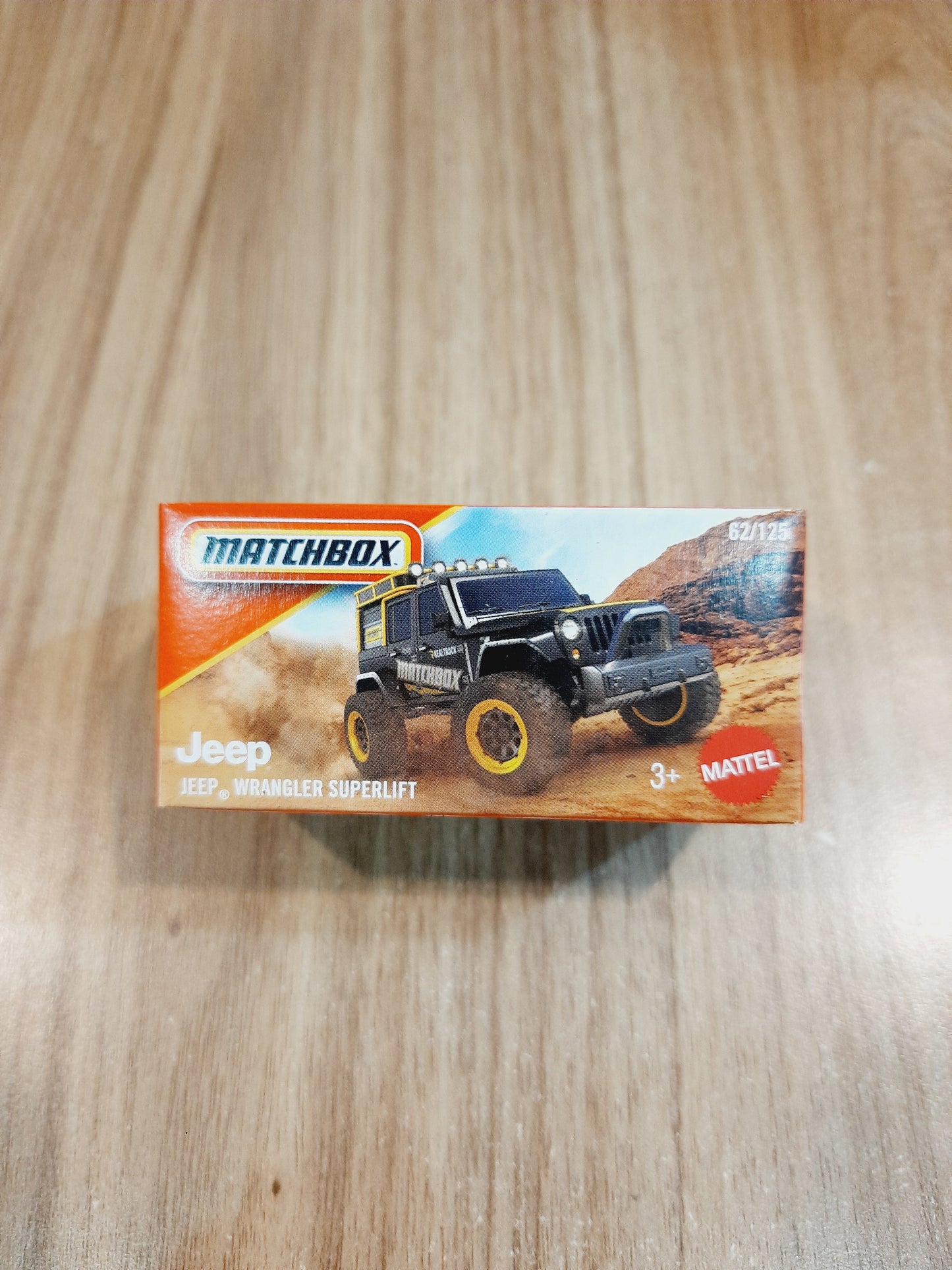 Matchbox Jeep Wrangler Superlift Diecast Scale Model - JHR09