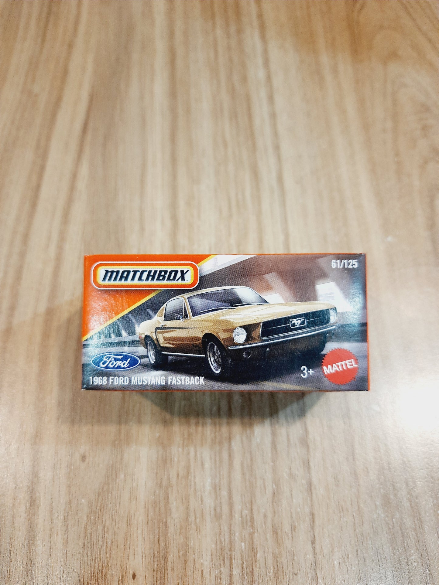 Matchbox 1968 Ford Mustang Fastback Diecast Scale Model - JNK52