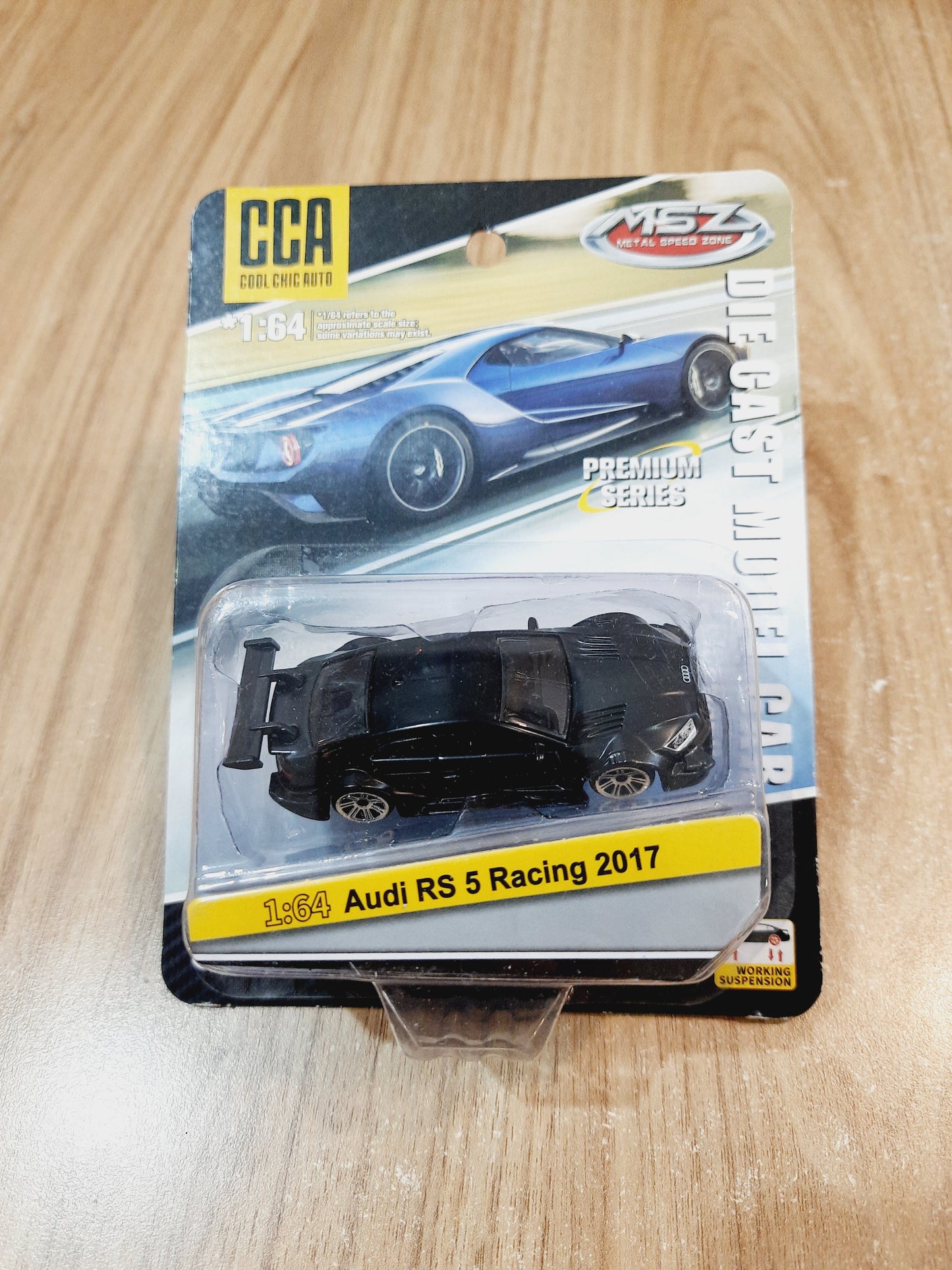 CCA Audi RS 5 Racing 2017 1:64 Diecast Scale Model Car