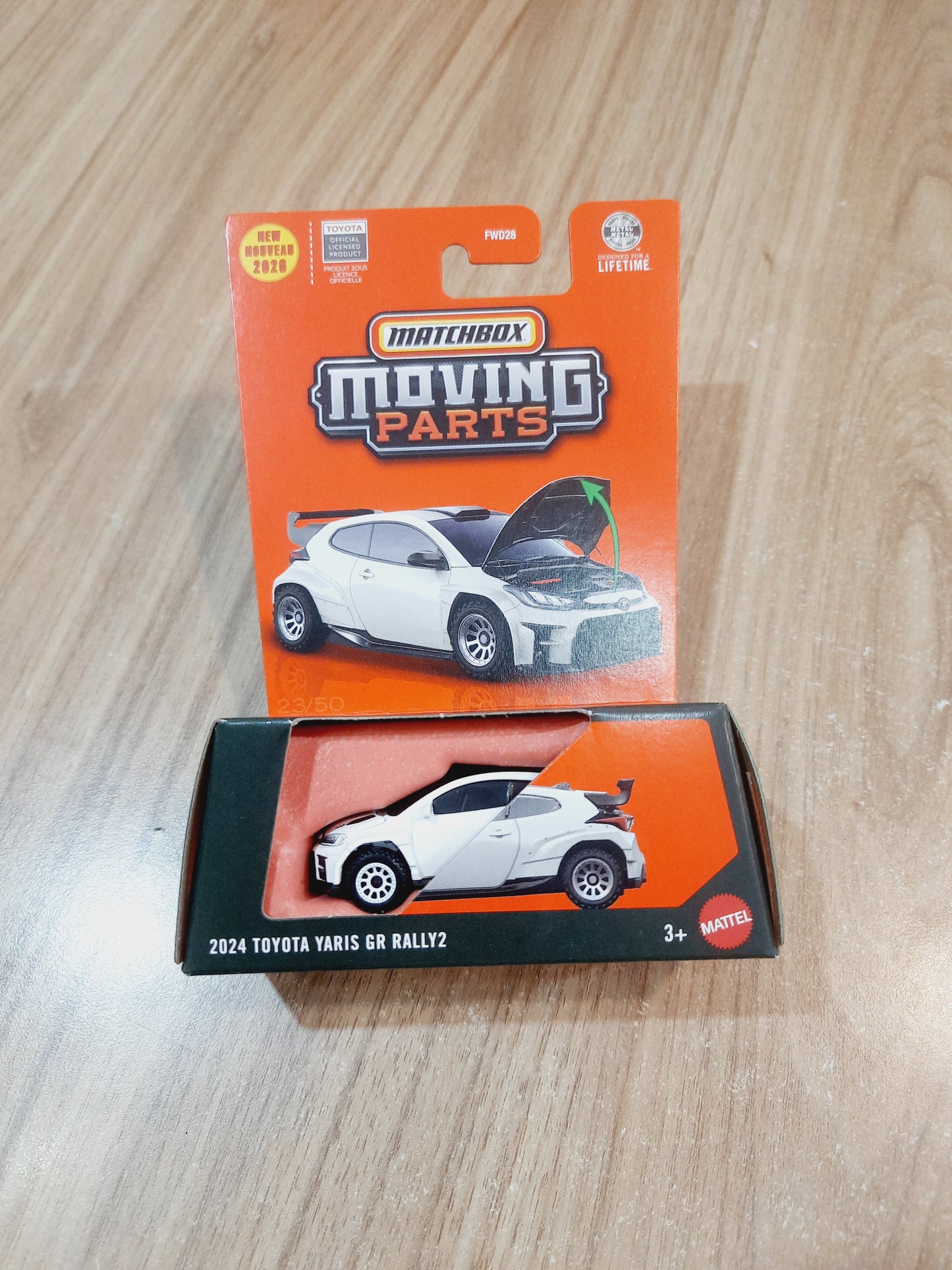 Matchbox Moving Parts 2024 Toyota Yaris GR Rally2