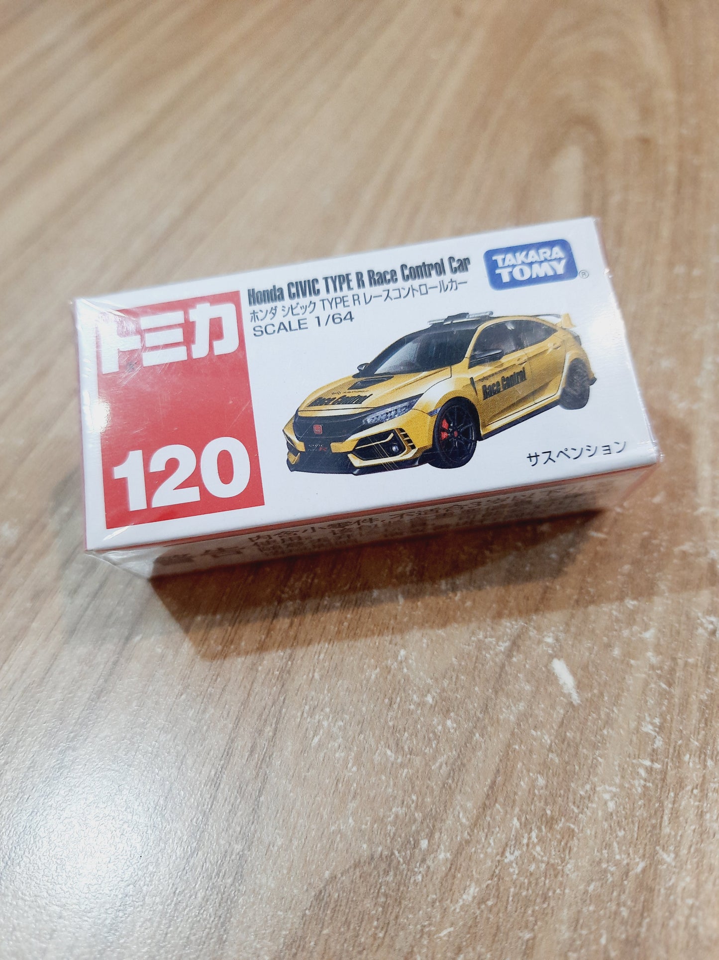 Tomica Honda Civic Type R Race Control Car 1:64 TAKARA TOMY 120 Diecast Scale Model Car