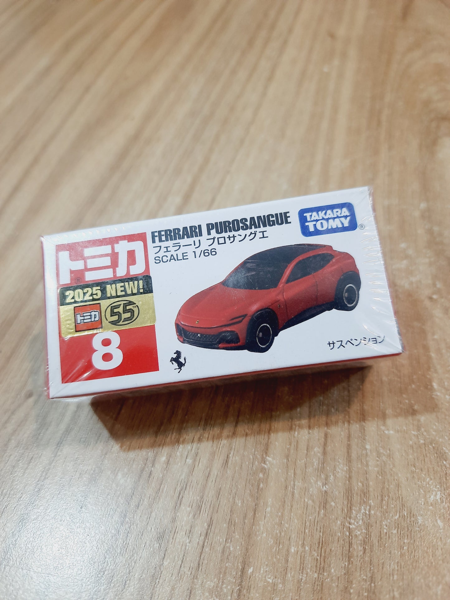 Tomica Ferrari Purosangue 1:66 TAKARA TOMY 8 Diecast Scale Model Car