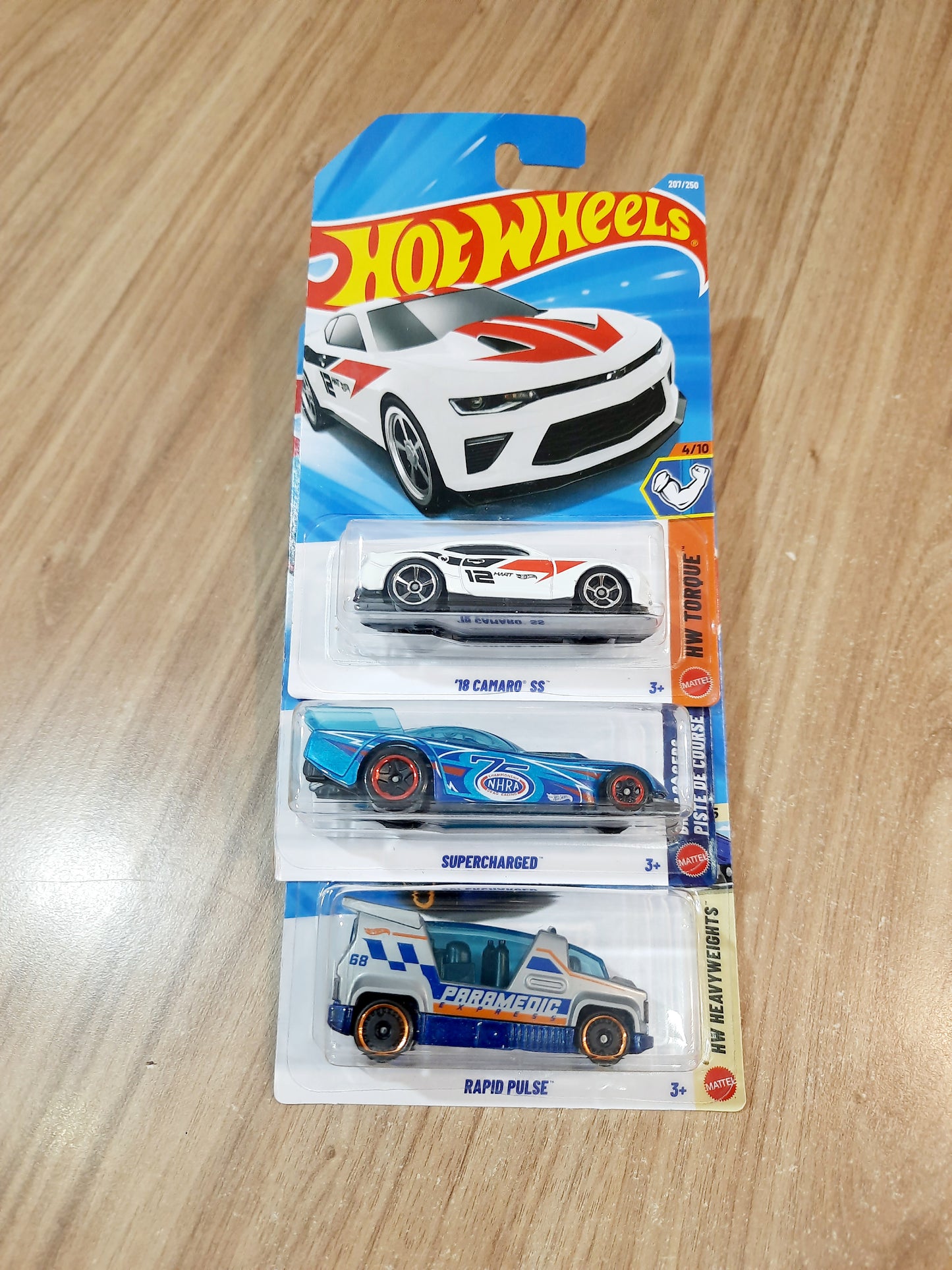 Hot Wheels 18 Camaro SS, Supercharged & Rapid Pulse