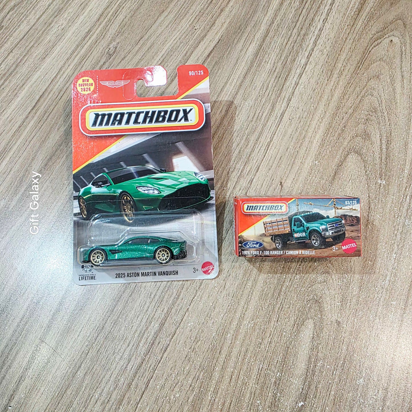 Matchbox 2025 Aston Martin Vanquish & 1974 Ford F 100 Ranger
