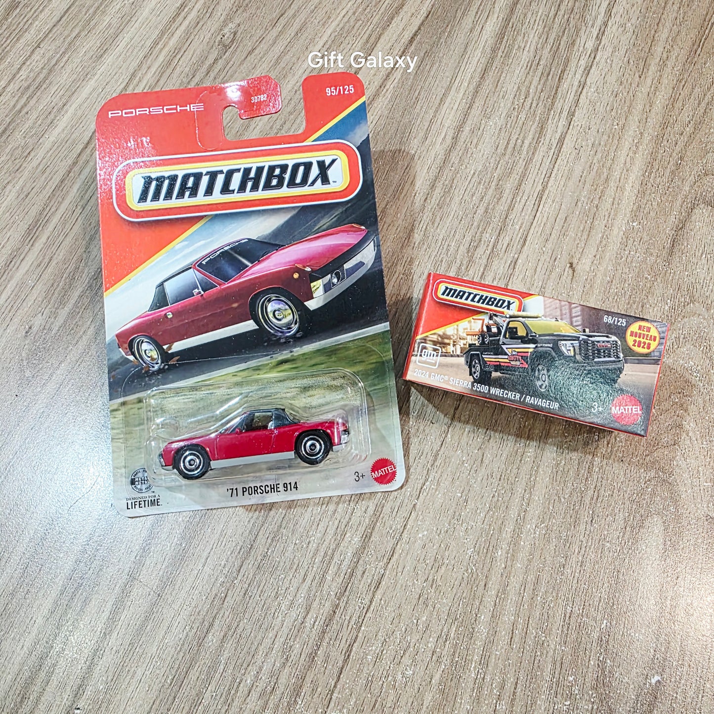 Matchbox 71 Porsche 914 & 2024 GMC Sierra 3500 Wrecker
