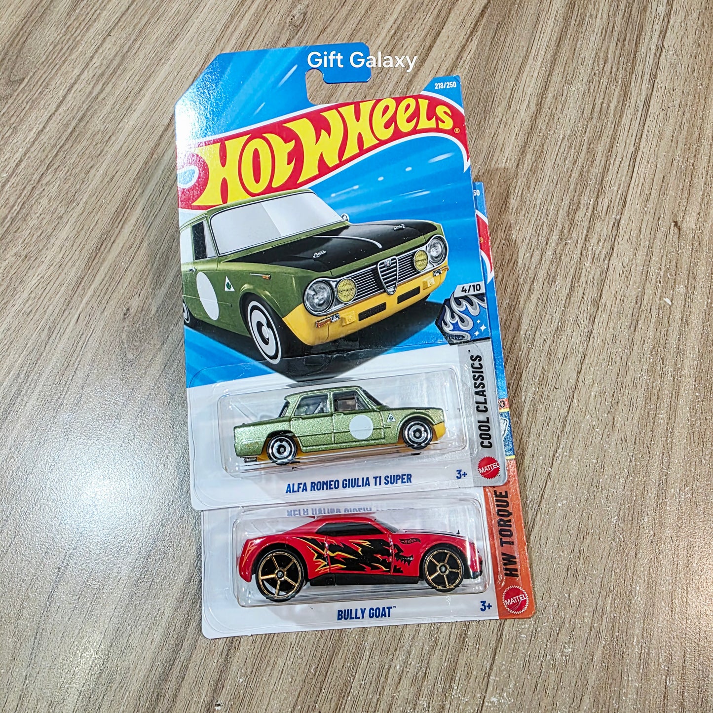 Hot Wheels Alfa Romeo Giulia TI Super & Bully Goat