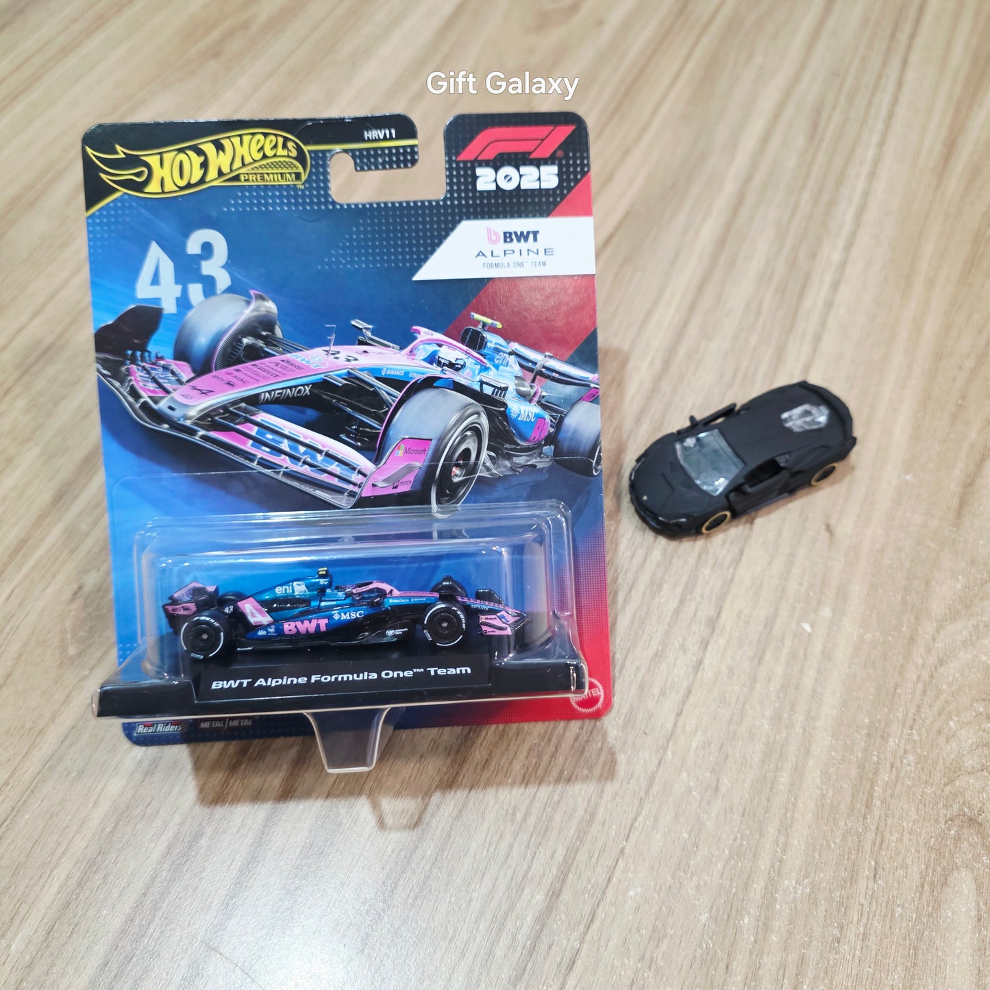Hot Wheels Premium Formula 1 2025 BWT Alpine Formula One Team #43 & Majortte Lamborghini Sian FKP 37