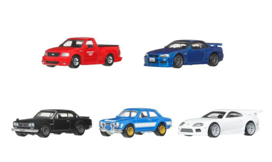 Hot Wheels Premium Fast & Furious Brian O'Conner 25th Anniversary Pack