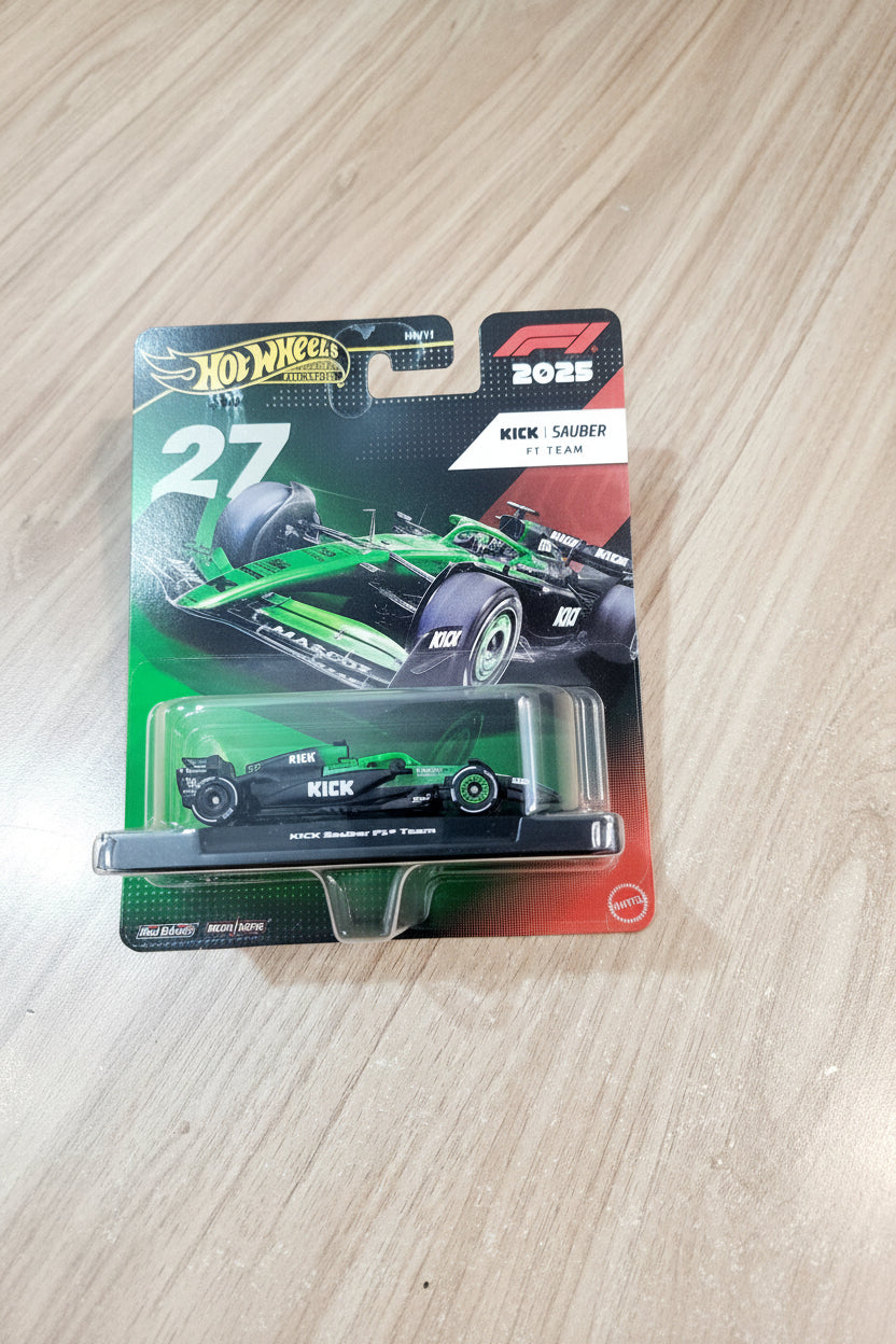 Hot Wheels Premium Formula 1 2025 Kick Sauber F1 Team #27