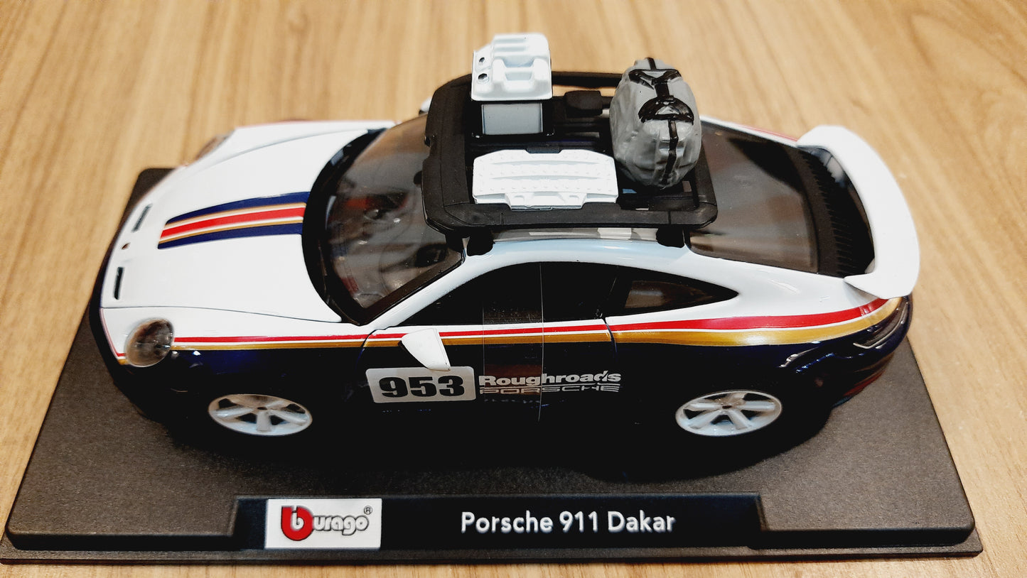 Bburago Porsche 911 Dakar Diecast Scale Model 1:24