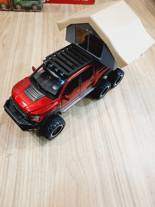 Ford truck with tent 1:24 Diecast Scale Model