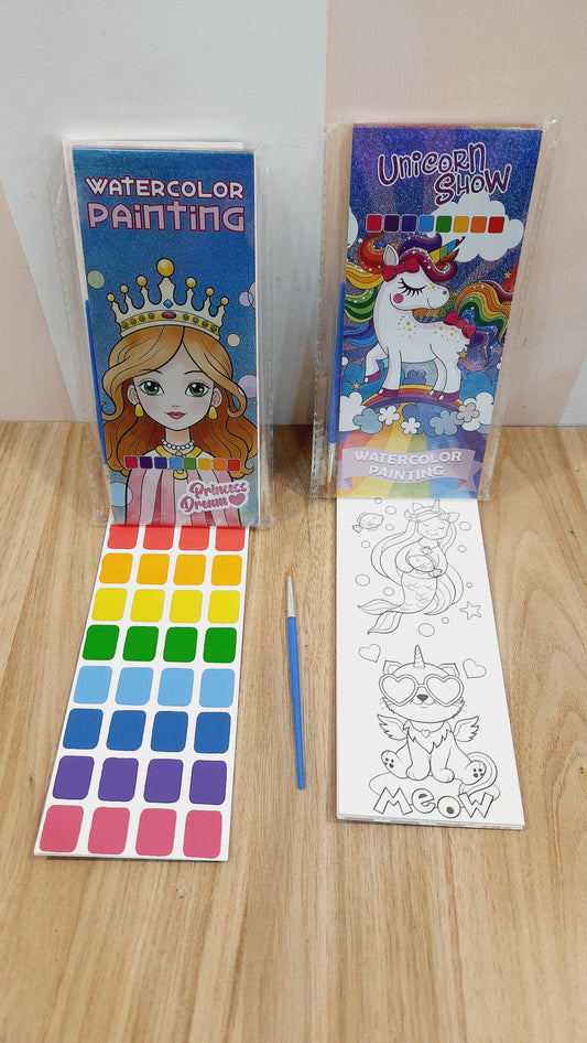 Watercolor Painting Book (mix designs)