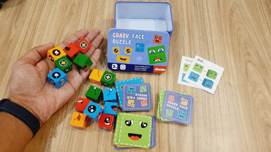 Crazy Face Puzzle Game