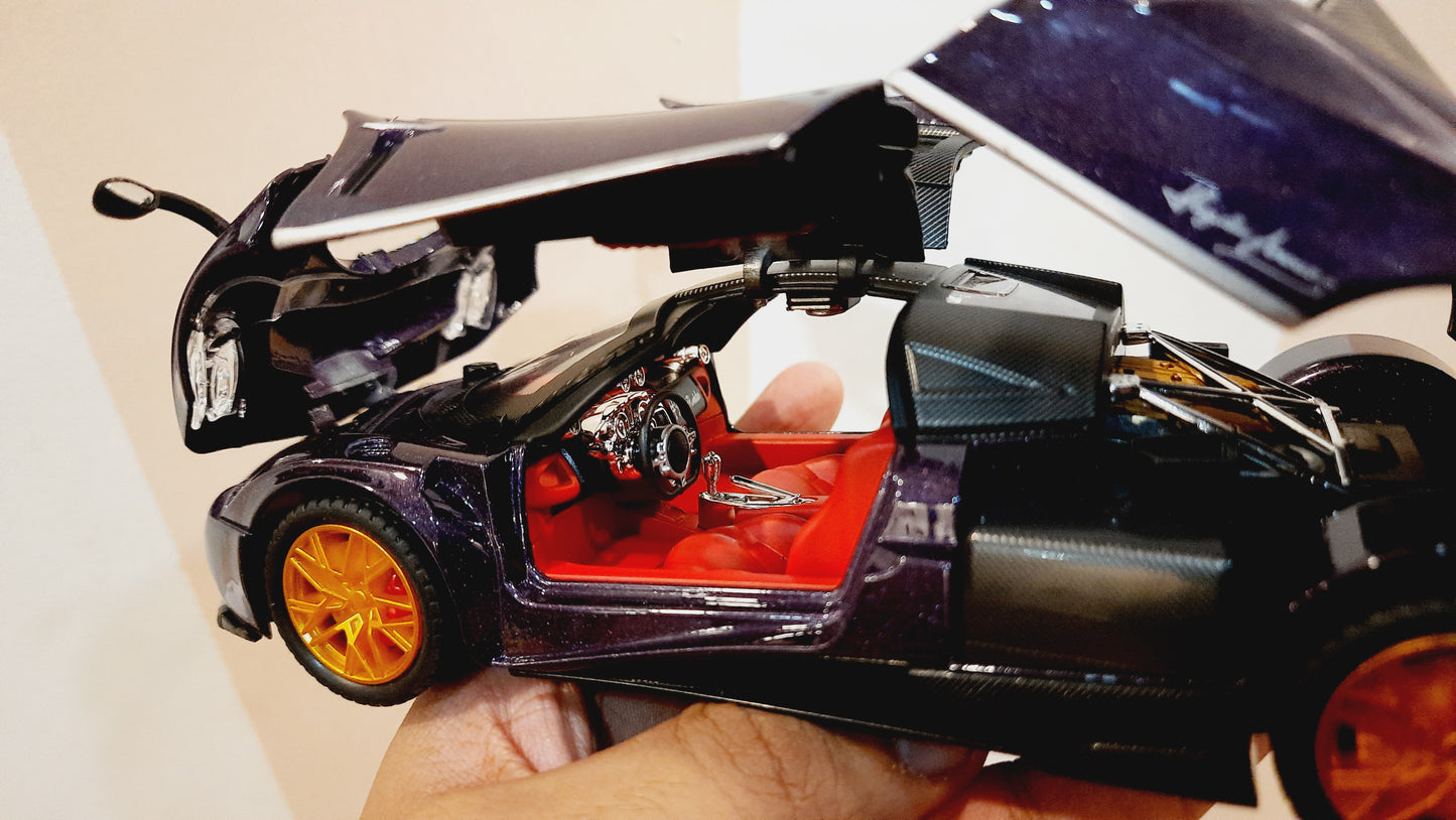 Pagani Huayra Purple Diecast Scale Model 1:24