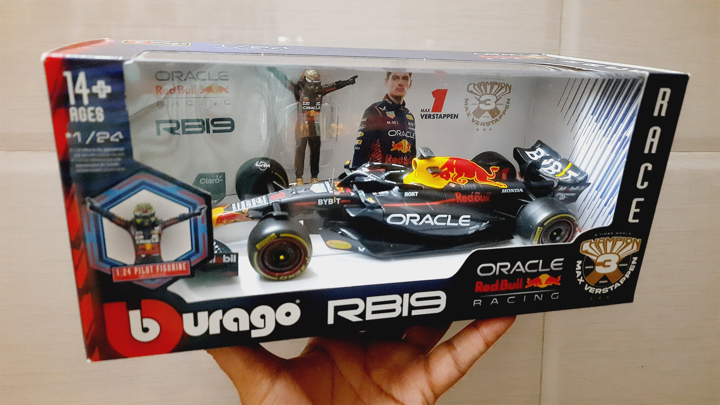 Bburago Oracle Redbull F1 RB19 Diecast Scale Model 1:24