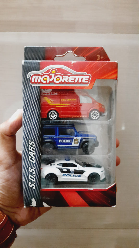 Majorette S.O.S Cars Pack of 3 Cars