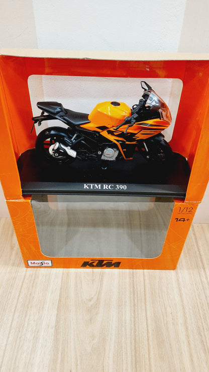 Maisto KTM RC 390 Diecast Scale Model 1:12 Bike