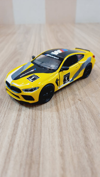 Kinsmart BMW M8 Competition Coupe Livery Edition Diecast Scale Model 1:38
