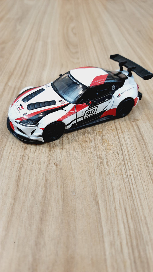 Kinsmart Toyota Gr Supra Racing Concept Livery Edition Diecast Scale Model 1:36