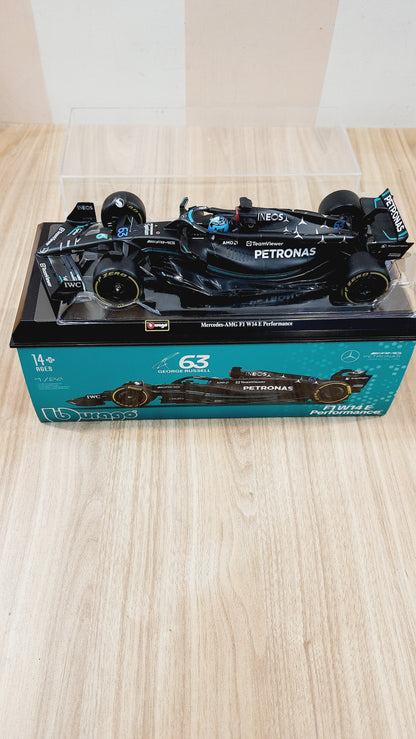 Bburago Mercedes AMG F1 W14 E Performance Diecast Scale Model 1:24