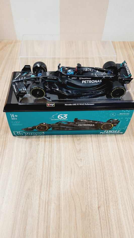 Bburago Mercedes AMG F1 W14 E Performance Diecast Scale Model 1:24