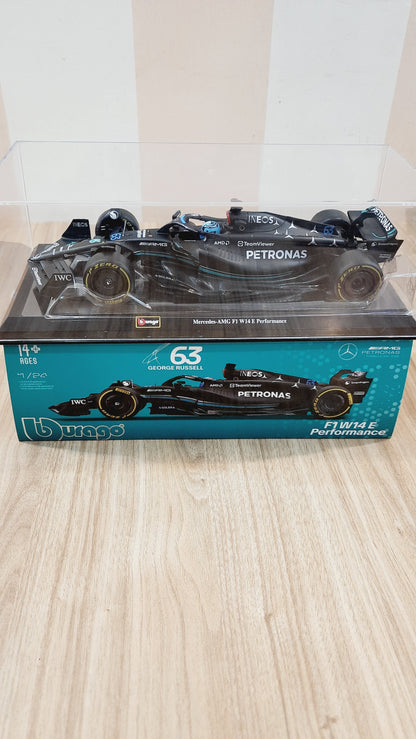 Bburago Mercedes AMG F1 W14 E Performance Diecast Scale Model 1:24