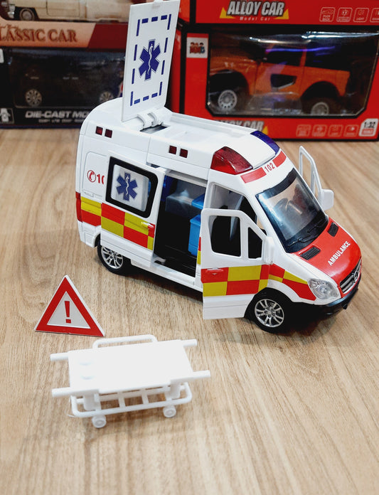 Ambulance Diecast Scale Model Car 1:32