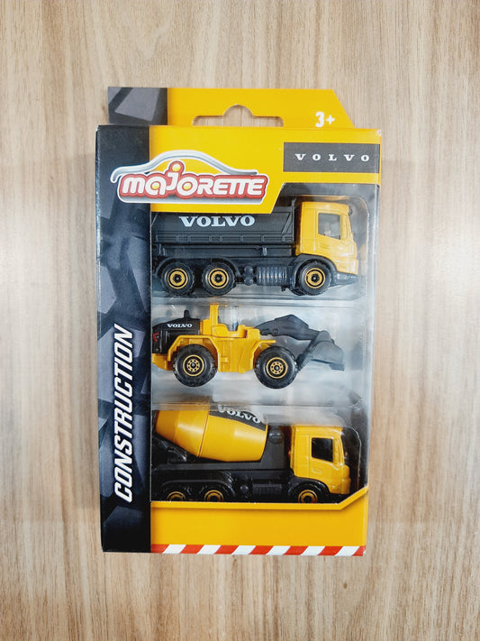 Majorette Construction Vehicles Set of 3 vehicles