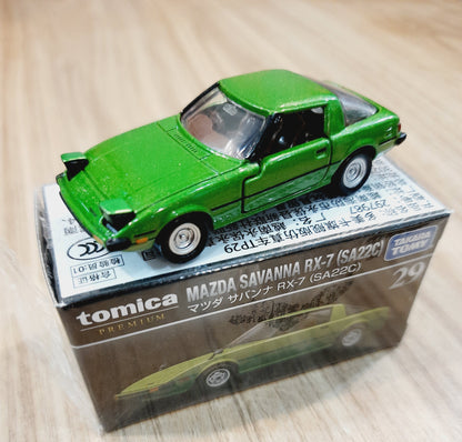 Tomica Premium 29 Mazda Savannah RX-7 (SA22C) - TAKARA TOMY -Diecast Scale Model Car