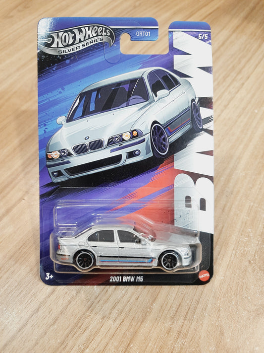 Hot Wheels 2001 BMW M5 Silver Series - GRT01