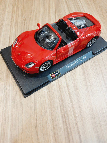 Bburago Porsche 918 Spyder Diecast Scale Model 1:24
