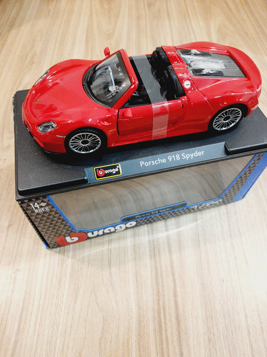 Bburago Porsche 918 Spyder Diecast Scale Model 1:24